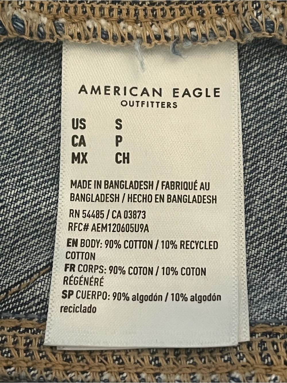 American Eagle V-Neckline Cropped Denim Pocket Vest Size Small - Picture 3 of 12